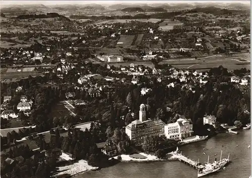 Ansichtskarte Schachen-Lindau (Bodensee) Luftbild Hotel 1961