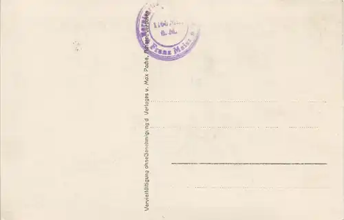 Seebach Schwarzwald verschneit mit Aussichtsturm Hornisgrinde 1925