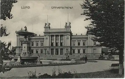 Postcard Lund Universität 1913