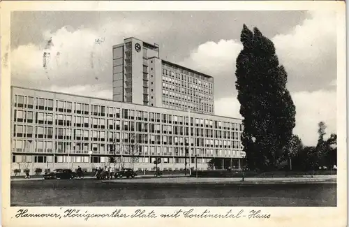 Ansichtskarte Hannover Königswarther Platz 1940