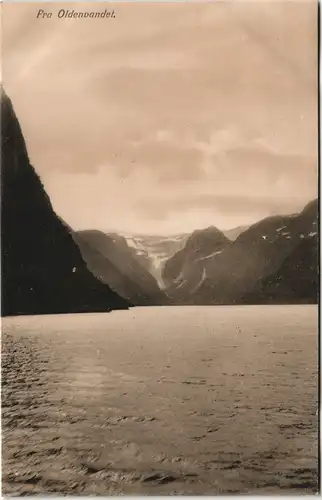 Postcard Balestrand Oldenvand 1913
