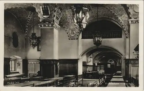 Ansichtskarte München Hofbräuhaus - Saal 1932
