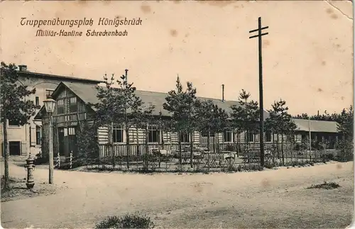 Königsbrück Kinspork Truppenübungsplatz Kantine Schreckenbach 1915