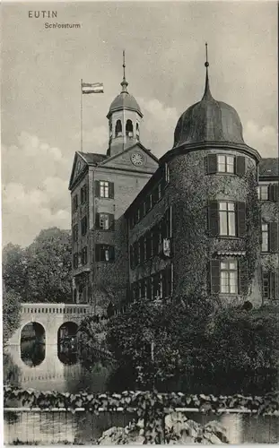 Ansichtskarte Eutin Großherzogliches Schloss Schloss-Turm 1910