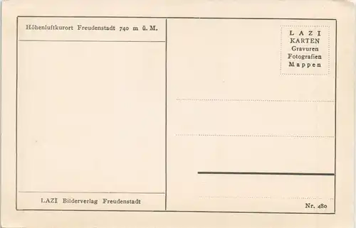 Freudenstadt Evangelische Stadtkirche Christus Kruzifix (Lazi-Karte) 1920