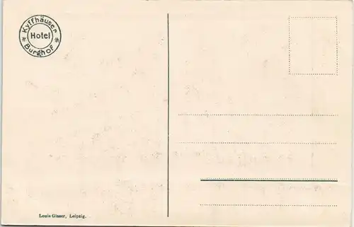 Kelbra (Kyffhäuser) Kaiser Wilhelm-Denkmal auf dem Kyffhäuser 1920