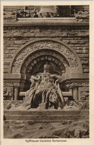 Kelbra (Kyffhäuser) Barbarossa-Denkmal, Kyffhäuser-Denkmal (Monument) 1920