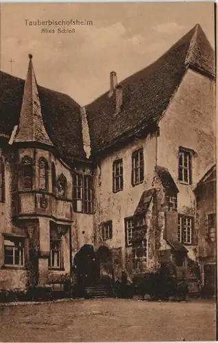 Ansichtskarte Tauberbischofsheim Altes Schloss (Castle View) 1910