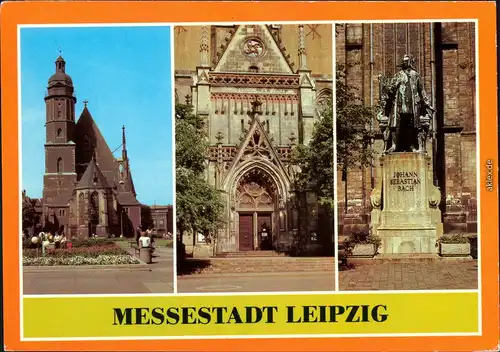 Ansichtskarte Leipzig Thomaskirche 1983