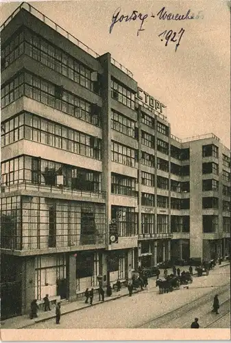 Postcard Moskau Москва́ LA MAISON DE GOSTORGUE. 1929