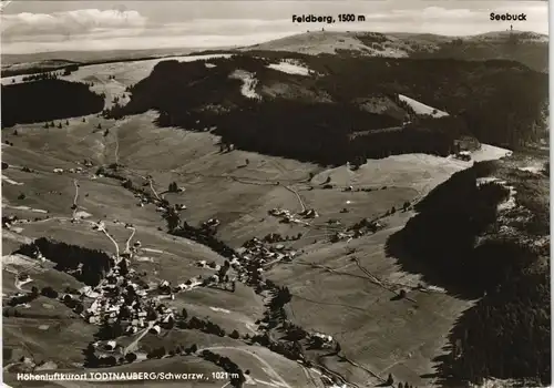 Ansichtskarte Todtnau Luftbild Unterrandstücke 1972