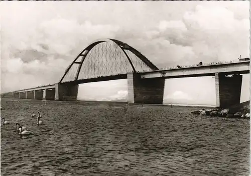 Ansichtskarte Fehmarn (Insel) Fehmarnsund-Brücke 1961