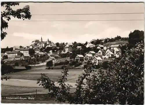 Ansichtskarte Fürstenstein Stadtpartie 1963