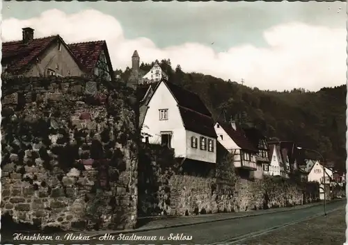 Ansichtskarte Hirschhorn (Neckar) Alte Stadtmauer - Straße 1964