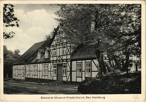 Ansichtskarte Friedrichsruh Bismarck-Museum 1951