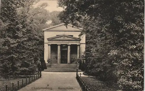 Ansichtskarte Charlottenburg-Berlin Mausoleum 1911