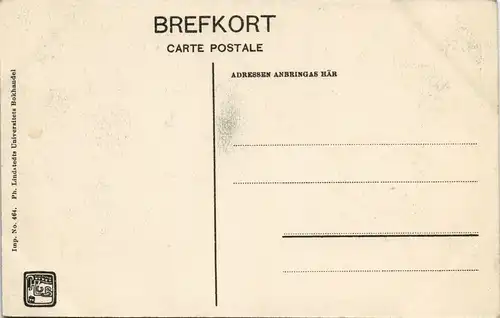 Postcard Lund Dom Kryptan 1911