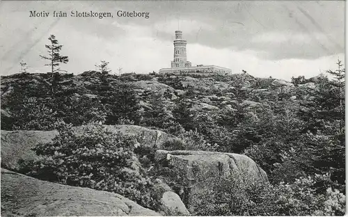 Postcard Göteborg Göteborg Motiv fran Slottkogen 1912