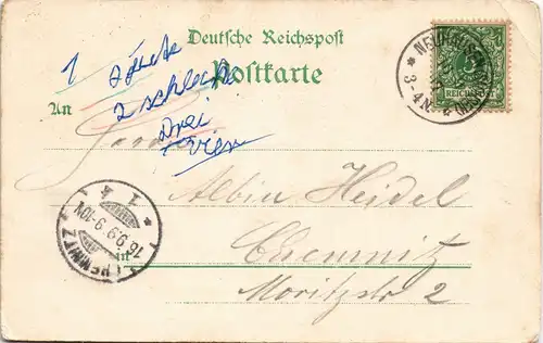Litho AK Bad Wilhelmshöhe-Kassel Cassel Löwenburg, Cascaden 1897