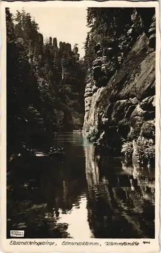 Jonsdorf (CZ) Janov Edmundsklamm / Edmundova Soutěska / Kamnitzklamm 1939 Walter Hahn:1642