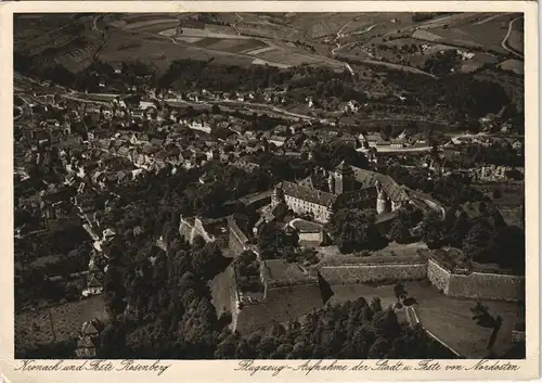 Ansichtskarte Kronach Luftbild 1934