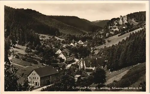 Ansichtskarte Berneck (Schwarzwald) Straßenpartie 1931