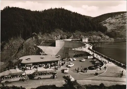 Ansichtskarte Oker-Goslar Okertalsperre, Busse 1940