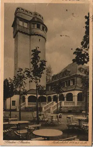 Ansichtskarte Baden-Baden Am Merkurhotel 1929