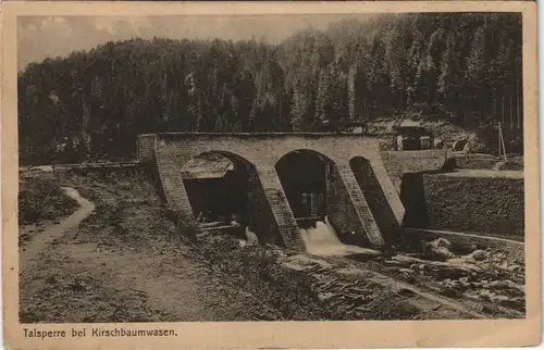 Ansichtskarte Kirschbaumwasen-Forbach (Baden) Talsperre 1926