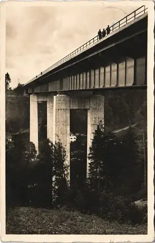 Ansichtskarte Weyarn Mangfallbrücke München Salzburg 1938