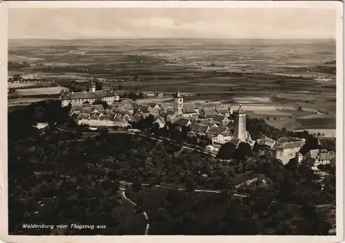 Ansichtskarte Waldenburg (Württemberg) Luftaufnahme luftbild 1932