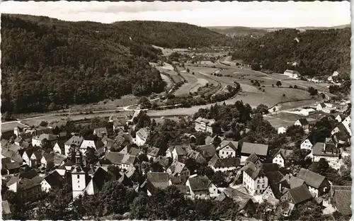 Ansichtskarte Muggendorf-Wiesenttal Blick auf die Stadt 1966