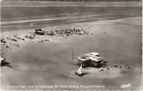 Ansichtskarte St. Peter-Ording Luftbild Arche Noah 1977