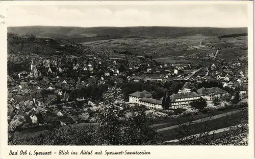Ansichtskarte Bad Orb Totale 1958