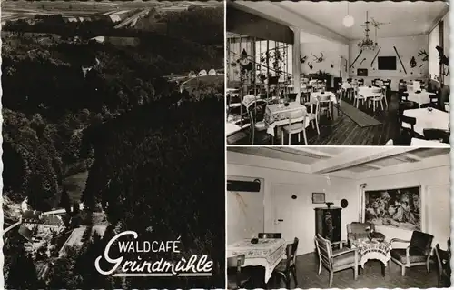 Ansichtskarte Laubach (Hessen) Waldcafe und Ferienheim 1960