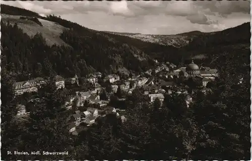 Ansichtskarte St. Blasien Totale 1961