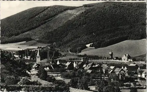 Ansichtskarte Wenholthausen-Eslohe (Sauerland) Blick auf die Stadt 1963