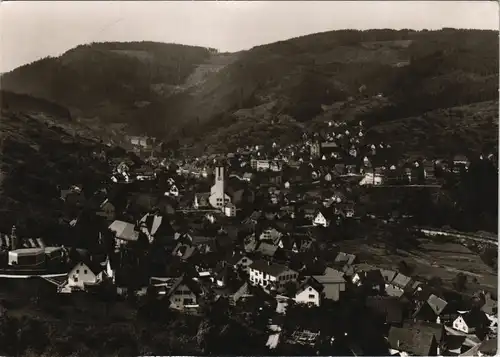 Ansichtskarte Gausbach-Forbach (Baden) Stadtpartie 1968
