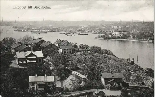 Postcard Stockholm Inkloppet till 1911