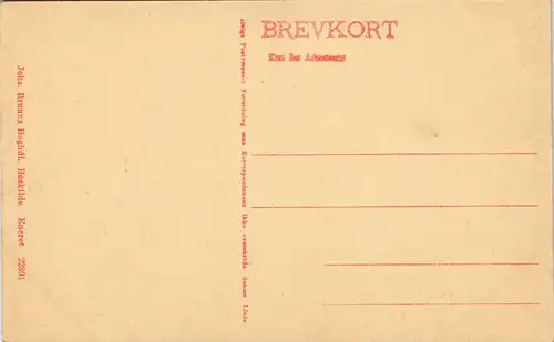 Postcard Roskilde Domkirke Frederik V Kapel 1911