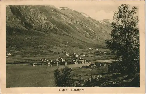 Postcard Olden (Norwegen) Olden (Norge) Stadt Nordfjord 1913