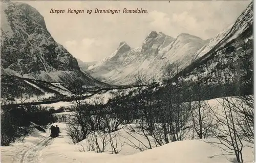 Norwegen Allgemein Bispen Rongen og Dronningen Romsdalen.Norge Norway 1908