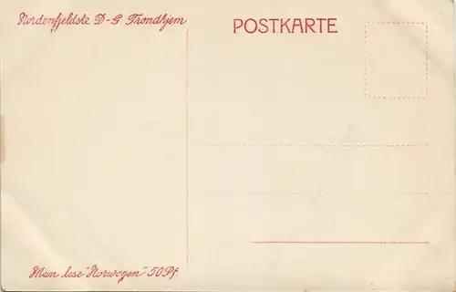Postcard Norwegen Allgemein Norge Norway Julsundet ved Molde 1930