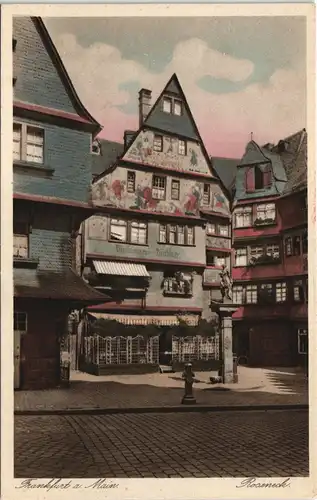 Ansichtskarte Frankfurt am Main Roseneck, Restaurant 1926