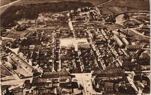 Ansichtskarte Saarlouis Luftbild 1934