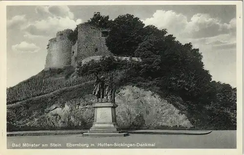 Bad Münster am Stein-Ebernburg Ebernburg Hutten-Sickingen-Denkmal 1935