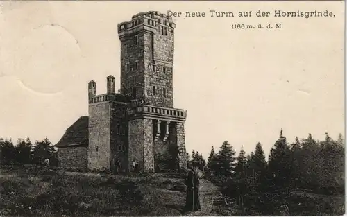 Ansichtskarte Achern Hornisgrinde (Berg) - Turm 1911