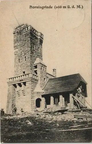 Ansichtskarte Achern Hornisgrinde (Berg) Turm 1911
