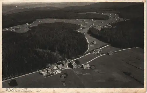 Ansichtskarte Kniebis-Freudenstadt Luftbild Kurhaus Lamm 1930