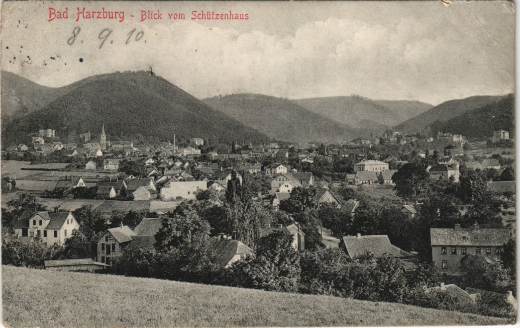 AK Bad Harzburg, Blick vom Schützenhaus Nr. 10579752